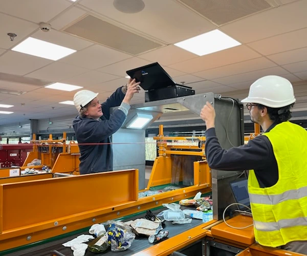 Image de l'installation des premiers robots Wasoria