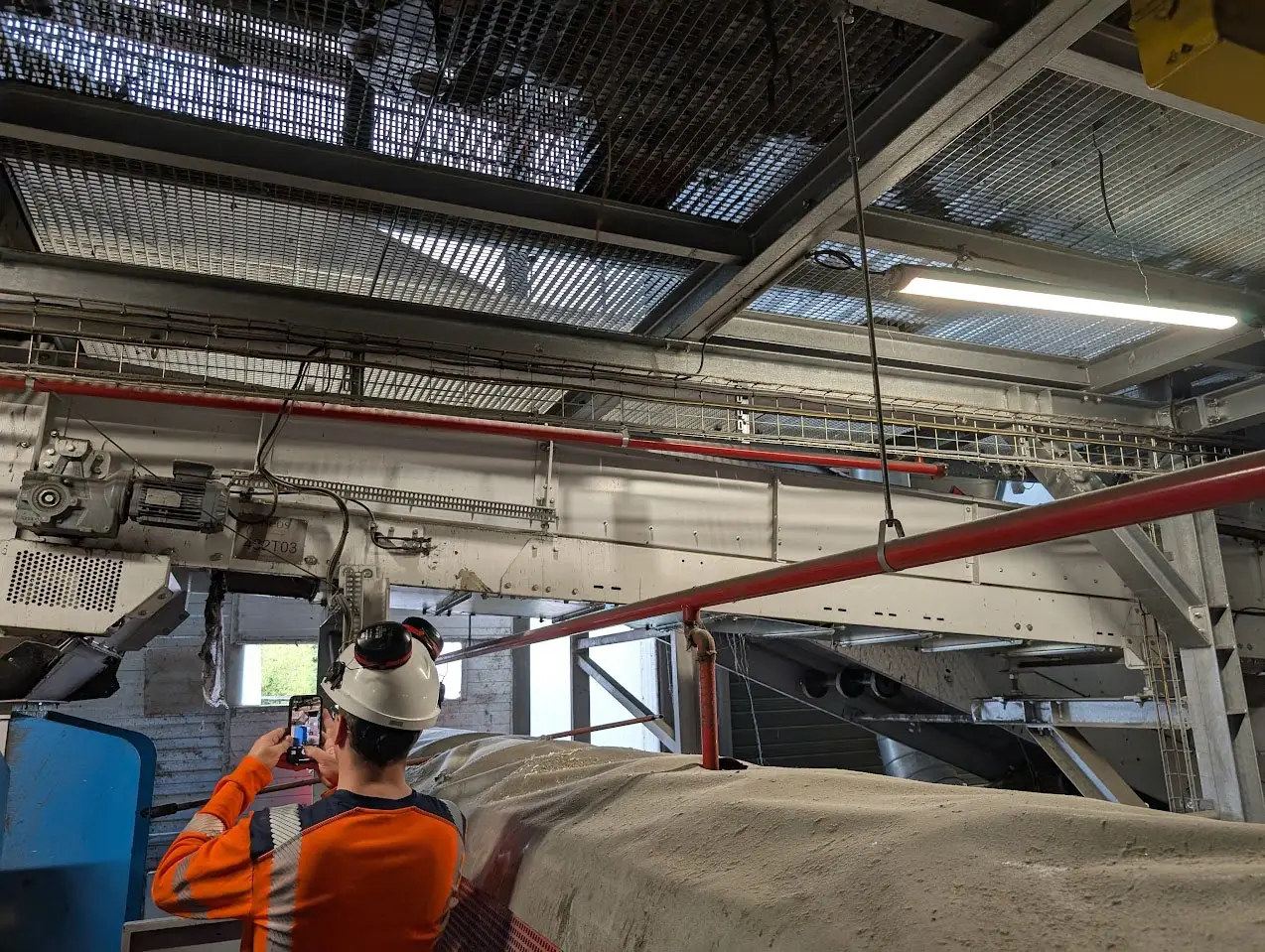 Équipe Wasoria lors d'une visite de site