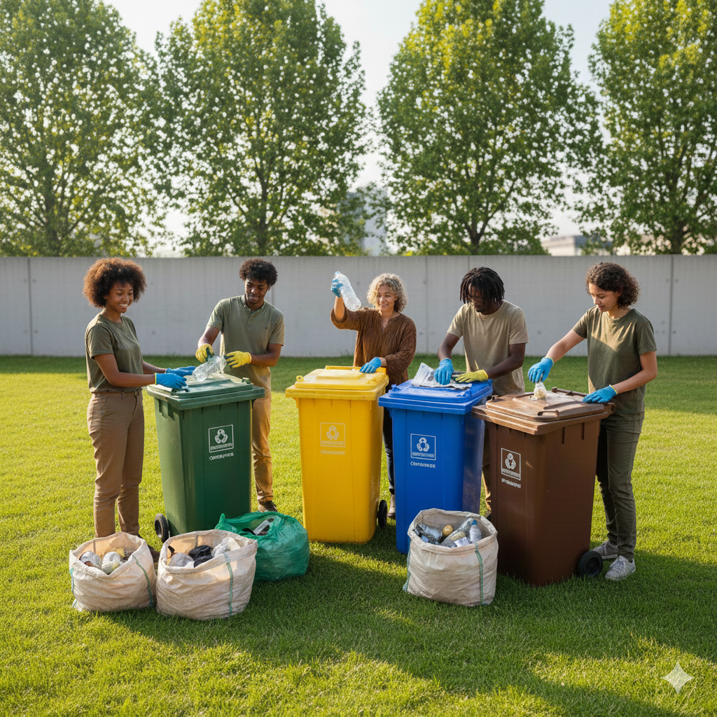 Illustration représentant une approche éco-responsable et volontaire